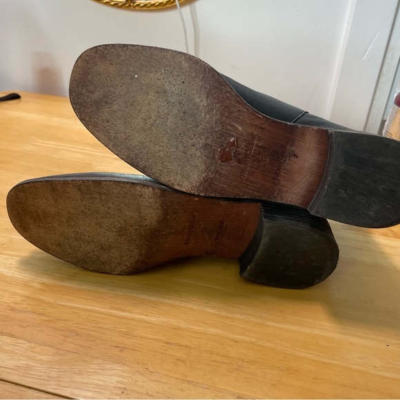 See By Chloe Black Vero Cuoio Leather Louise Logo Charm Ankle Boots 39- US 9 - Picture 11 of 14